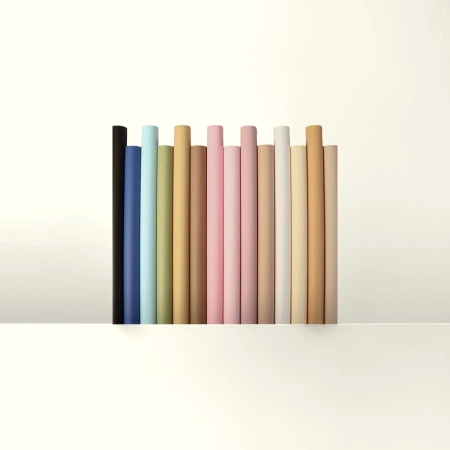 Light-colored packaging paper roll, 30cm wide and 10m long, solid color matte kraft paper roll, for manual packaging Light-colored packaging paper roll, 30cm wide and 10m long, solid color matte kraft paper roll, for manual packaging